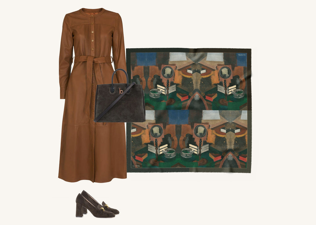 Olympia Ramona Midi Silk Scarf