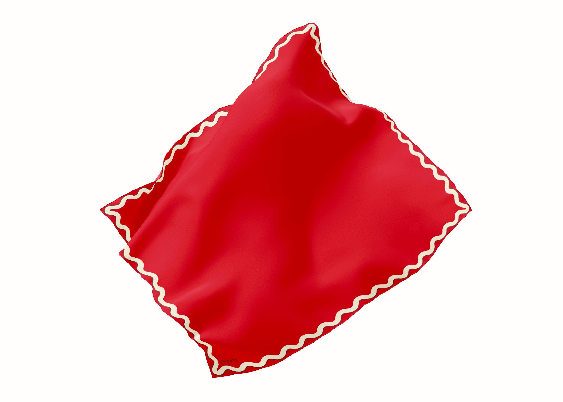 Olympia Sophie Midi Scarf - Hot Tamale