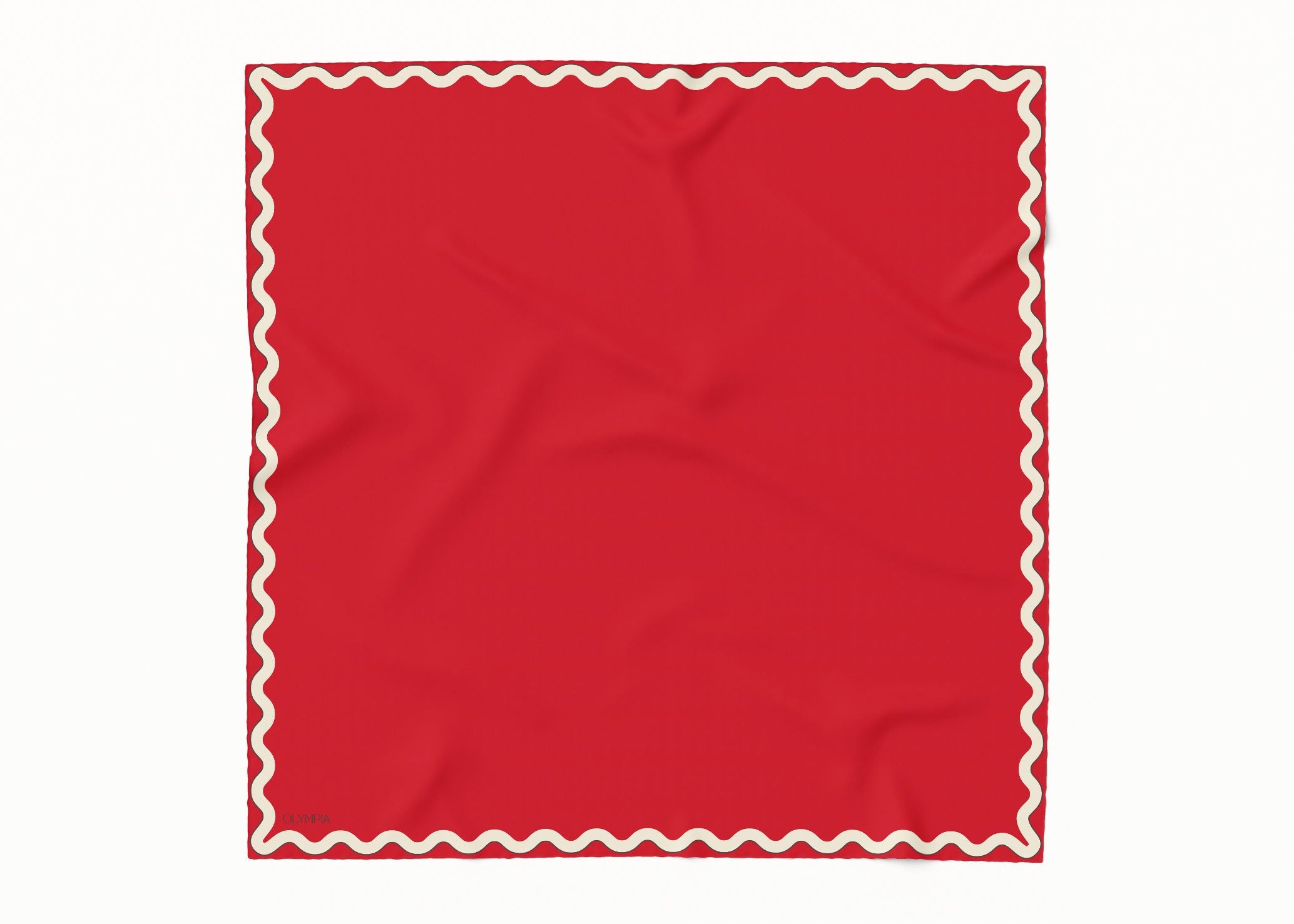 Olympia Sophie Midi Scarf - Hot Tamale