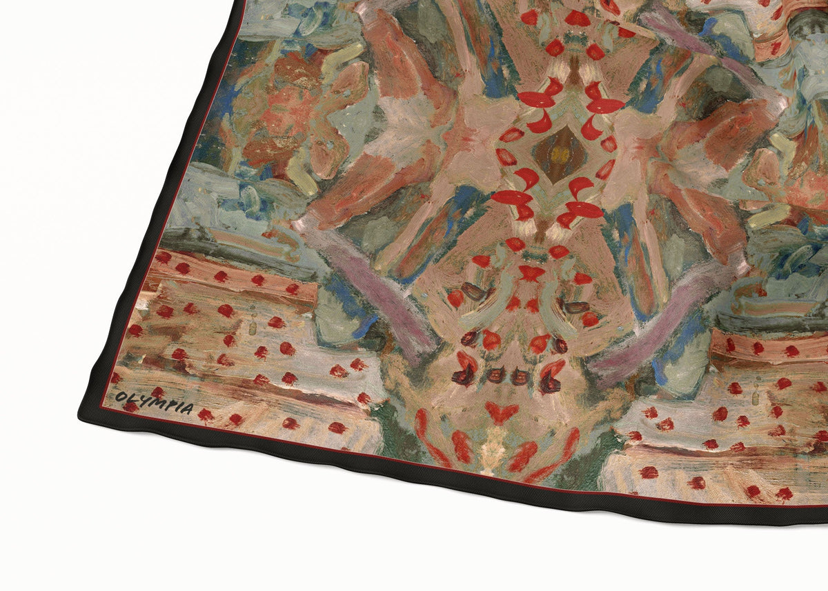 Olympia Sabine Nocturne Midi Silk Scarf