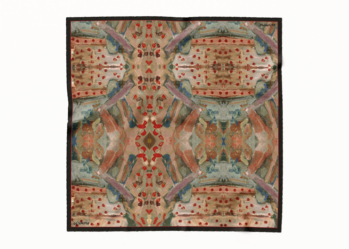 Olympia Sabine Nocturne Midi Silk Scarf