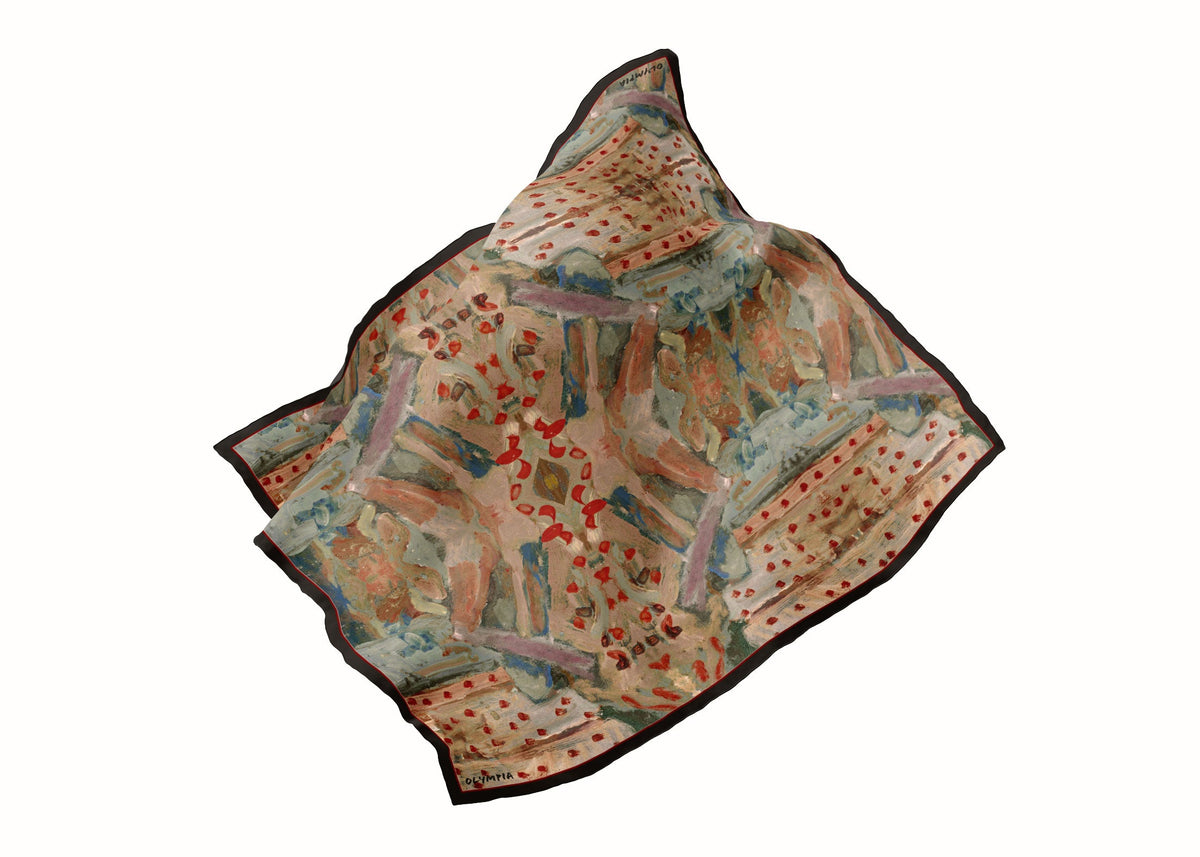 Olympia Sabine Nocturne Midi Silk Scarf