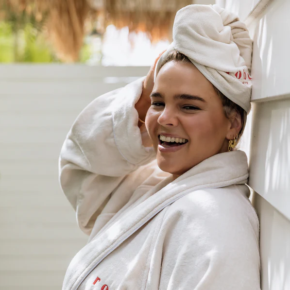 Robe Society Hair Towel - Pina Colada