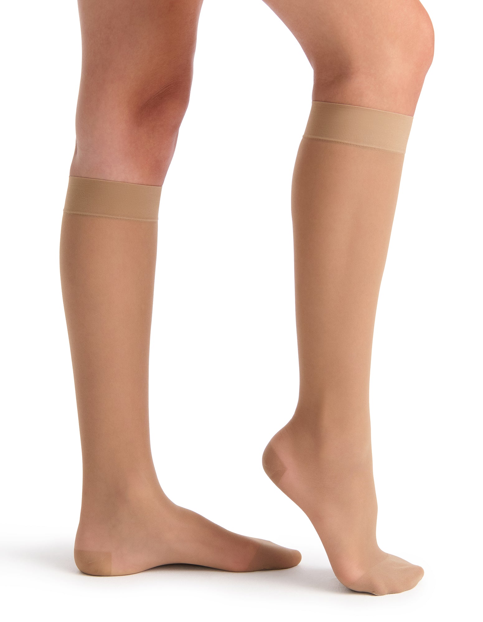 Therapeutix Compression Knee High 70 Den - Natural