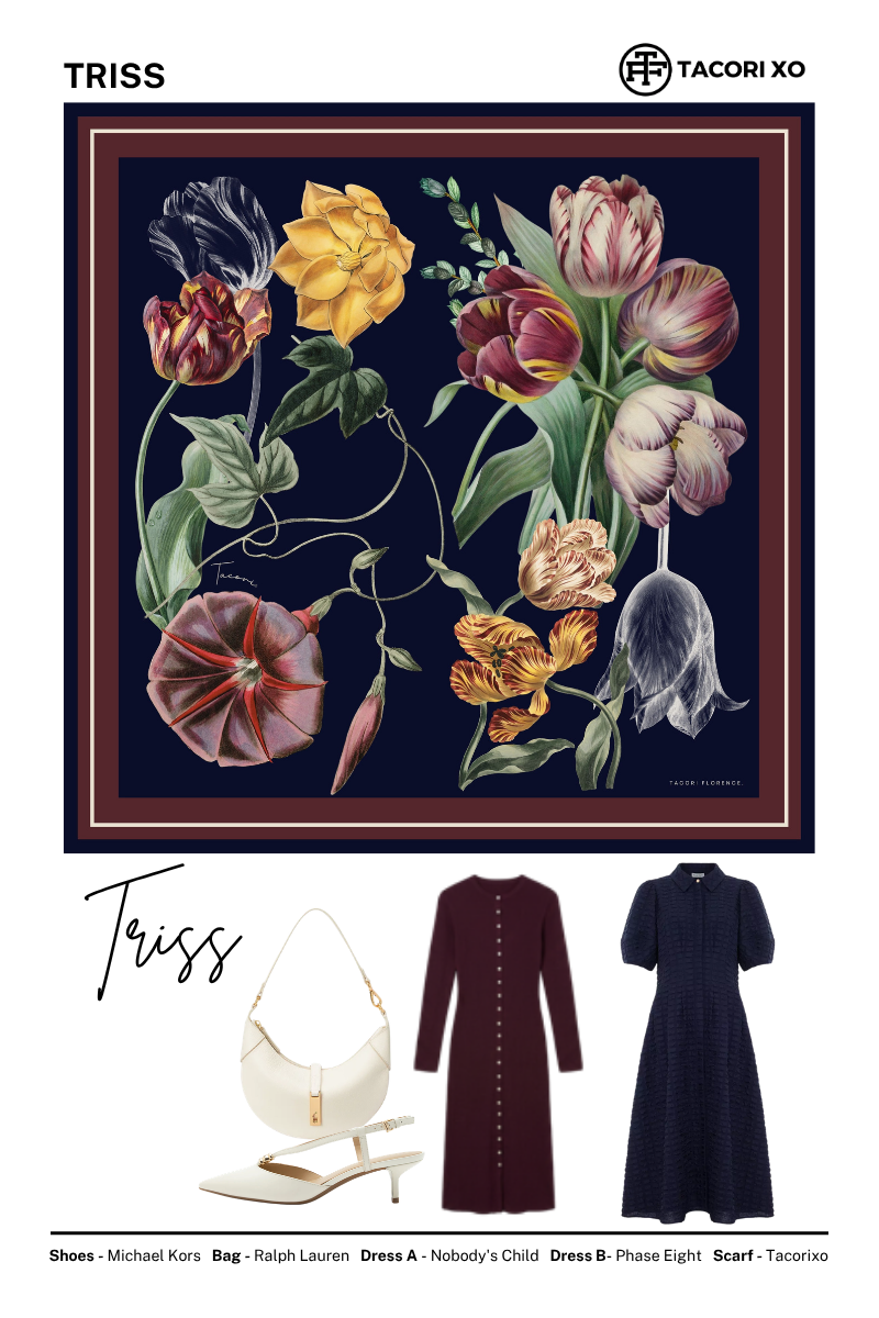 Tacori XO Trissie Silk Scarf 75cm