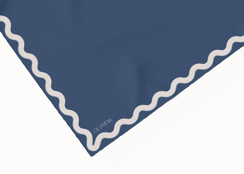 Olympia Sophie Midi Scarf - Washed Denim