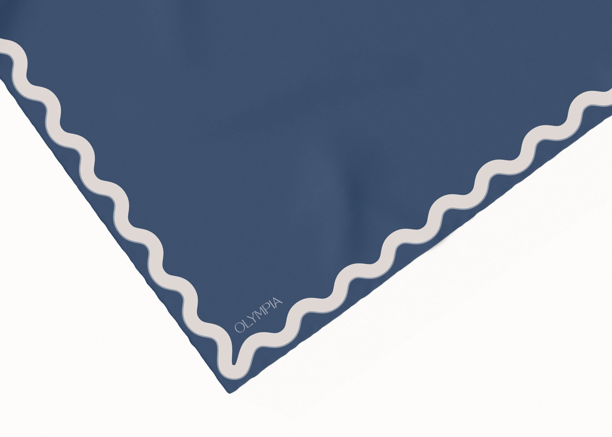 Olympia Sophie Midi Scarf - Washed Denim