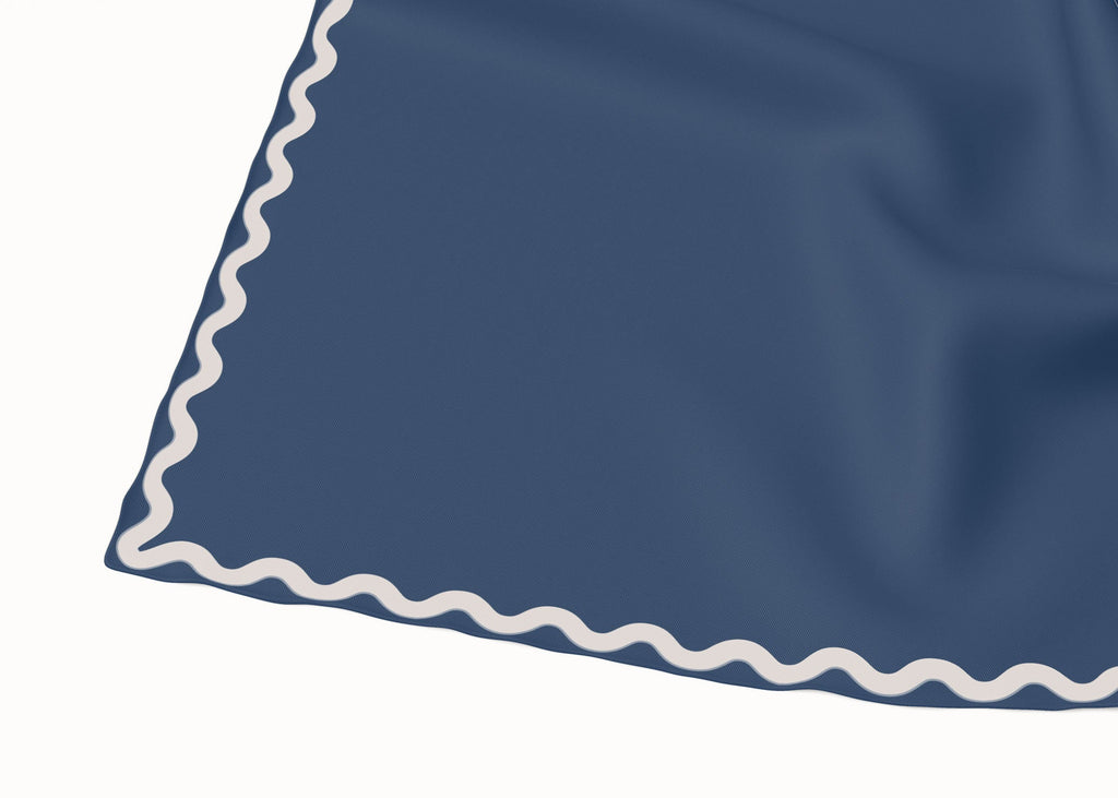 Olympia Sophie Midi Scarf - Washed Denim