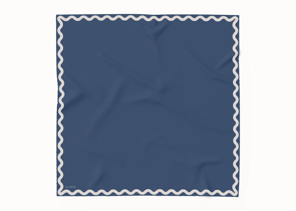 Olympia Sophie Midi Scarf - Washed Denim