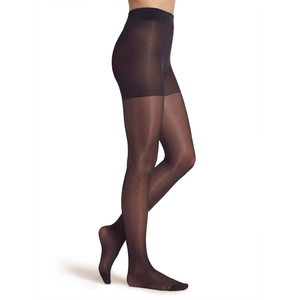 Elegante Body Toner Tights - Black - 2pk