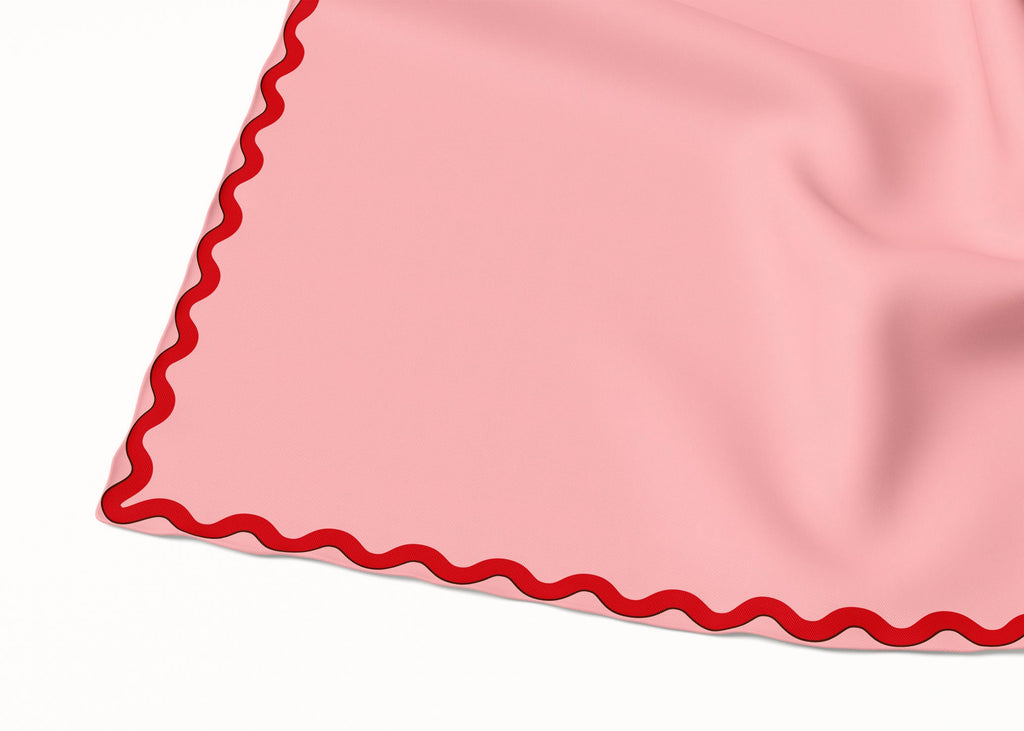 Olympia Sophie Midi Scarf - Macaron/Cherry