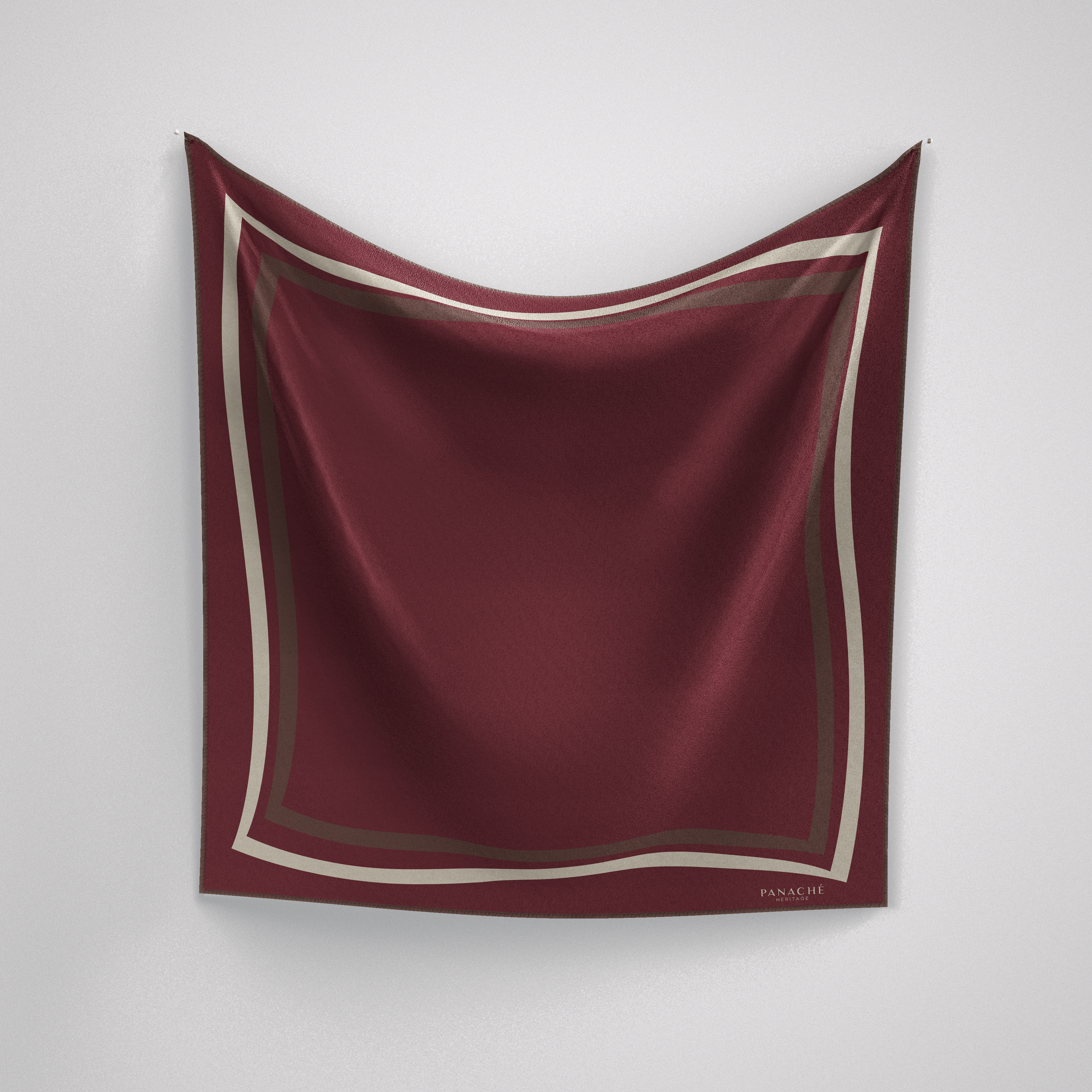 Panache Classique - Winey Silk Scarf
