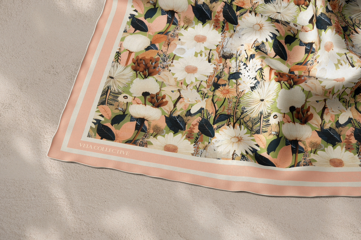 Vela Collective Willow Silk Scarf
