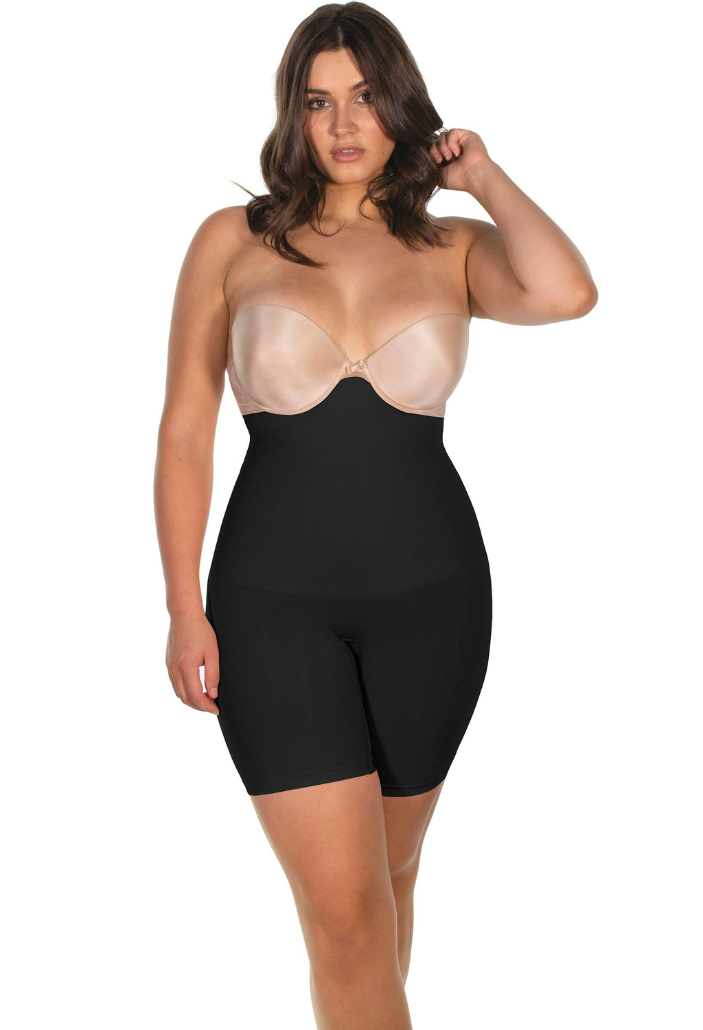 B-Free Ultimate Stay Up Shaping Shorts - Black