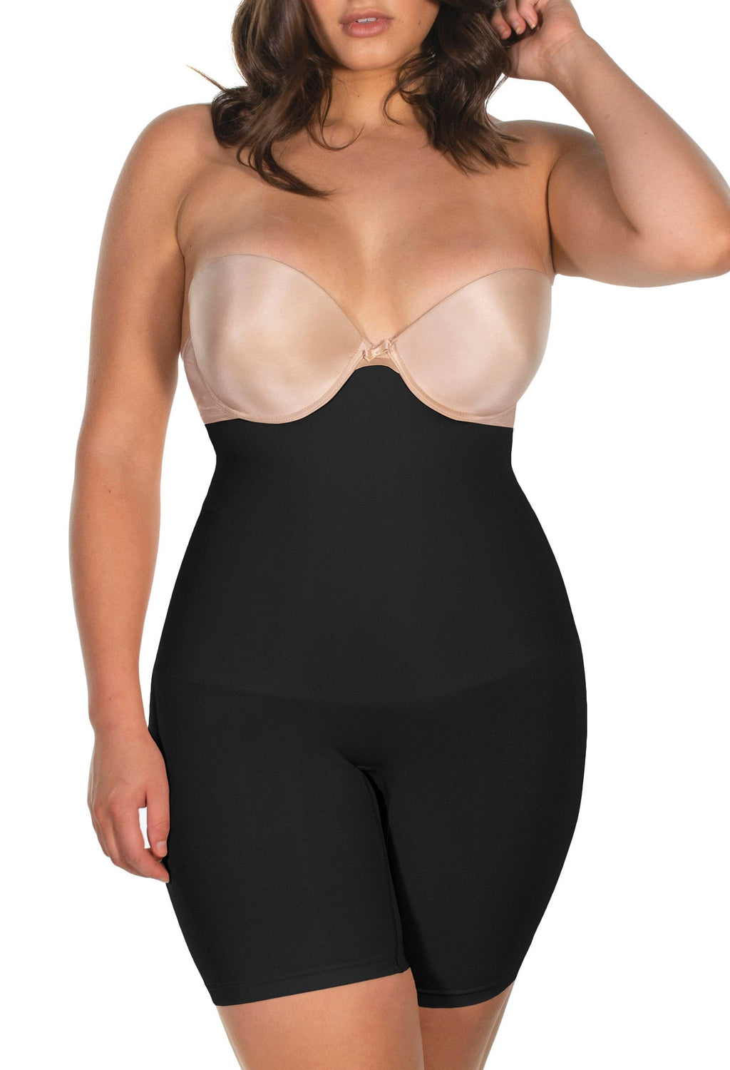 B-Free Ultimate Stay Up Shaping Shorts - Black