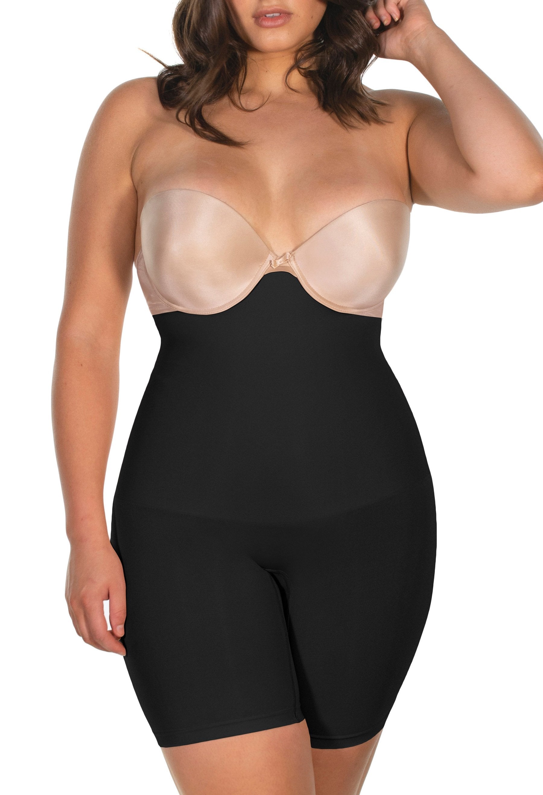 B-Free Ultimate Stay Up Shaping Shorts - Black