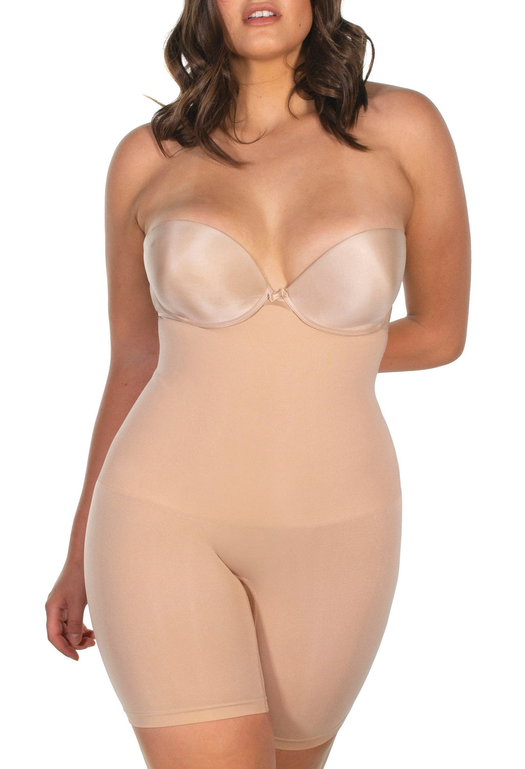 B-Free Ultimate Stay Up Shaping Shorts - Nude