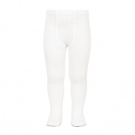 Condor Ribbed Tights - White (200)