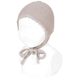 Condor Classic Garter Stitch Bonnet - Old Rose