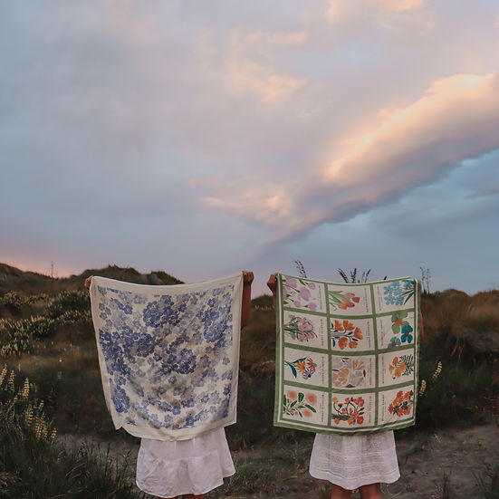 Dawn Design Iris Silk Scarf
