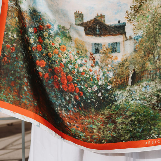 Dawn Design Maison Garden Silk Scarf