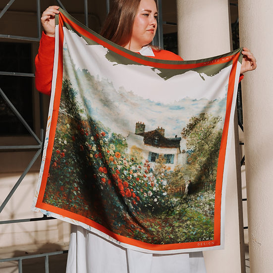Dawn Design Maison Garden Silk Scarf