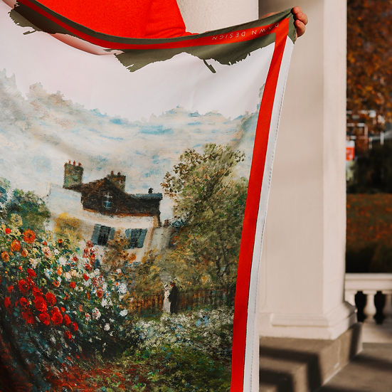 Dawn Design Maison Garden Silk Scarf