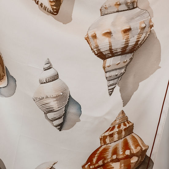 Dawn Design Dawn Shells Silk Scarf