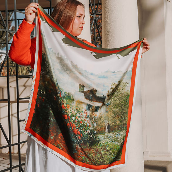 Dawn Design Maison Garden Silk Scarf