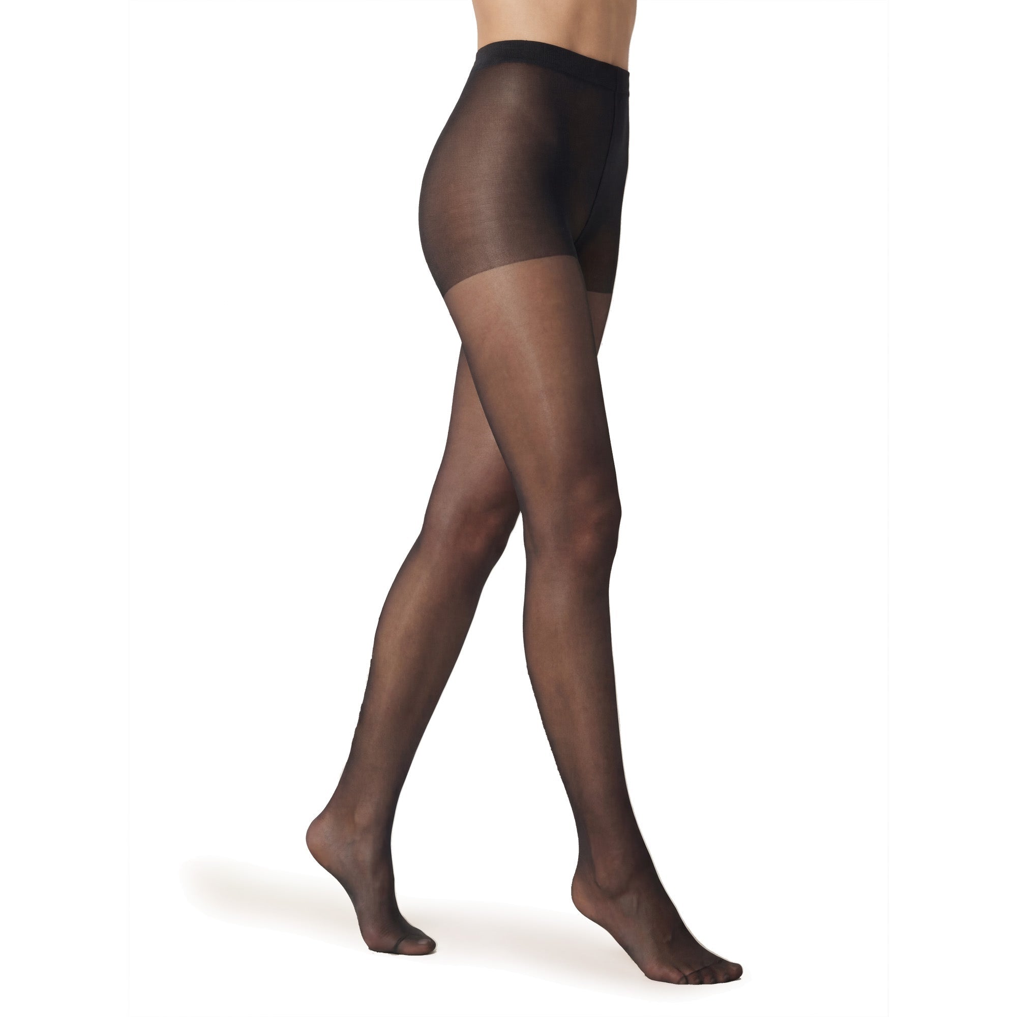 Elegante Essentials Gloss Tights - Black - 3pk