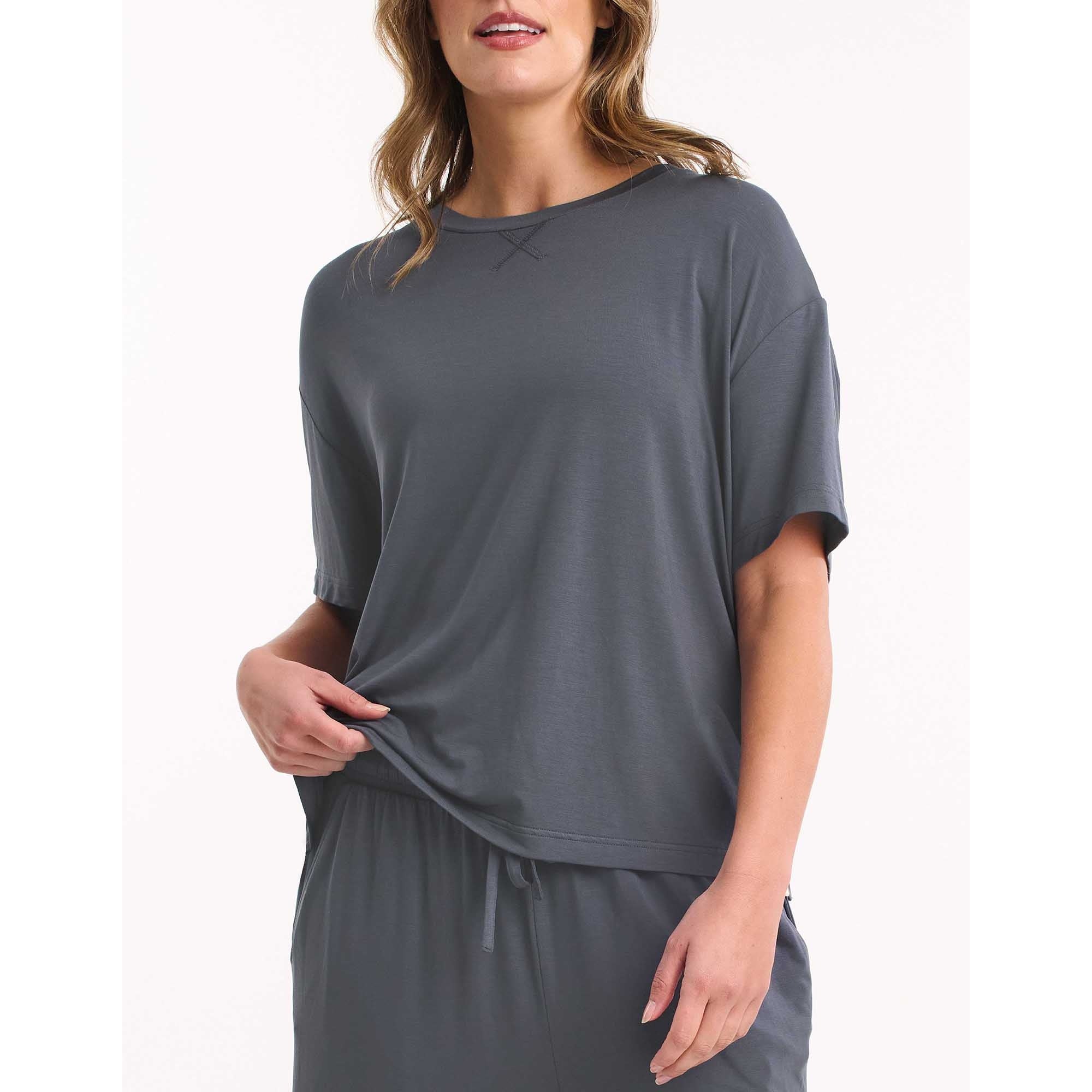 Ambra Relaxed Tee - Steel
