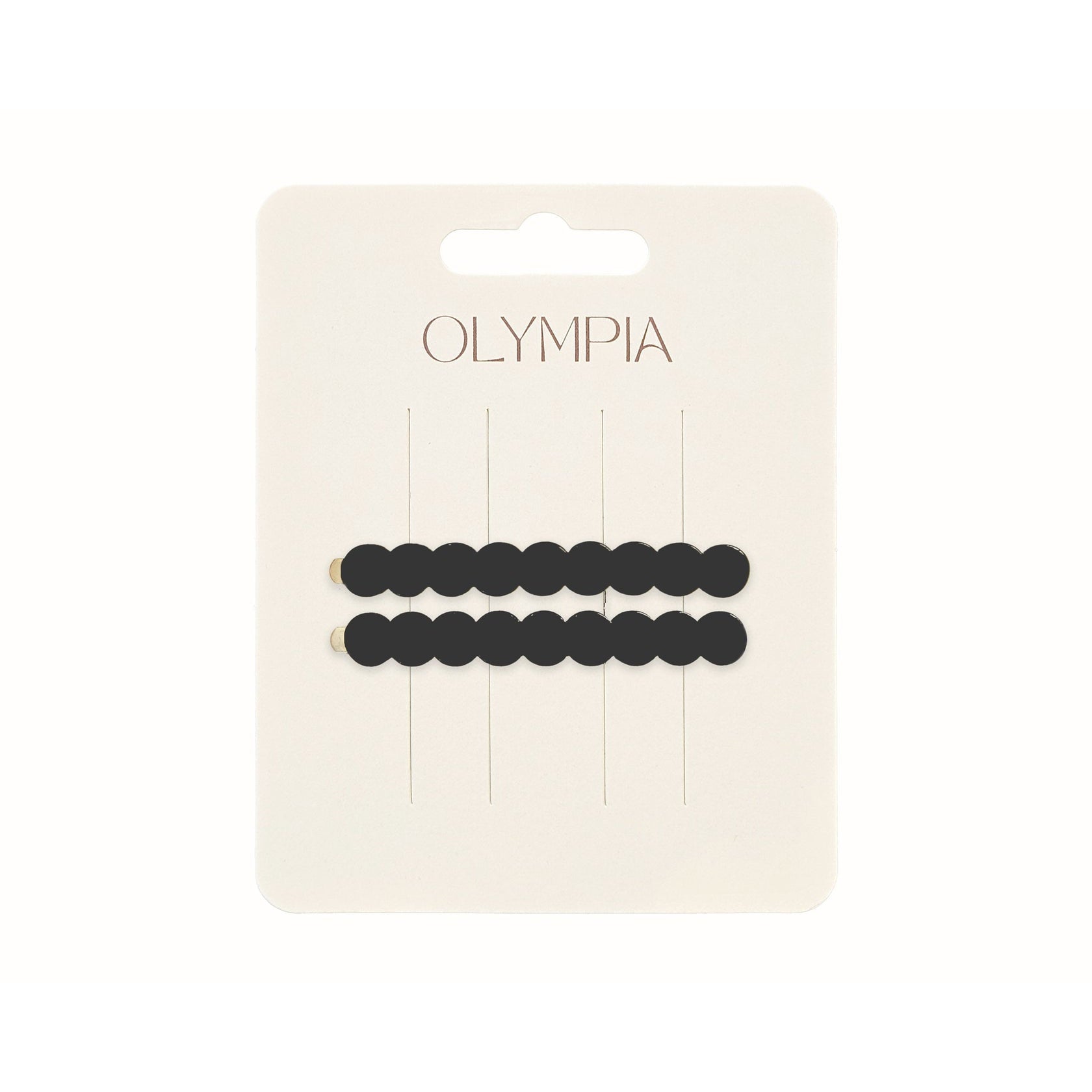 Olympia Zimi Hair Clips - Black