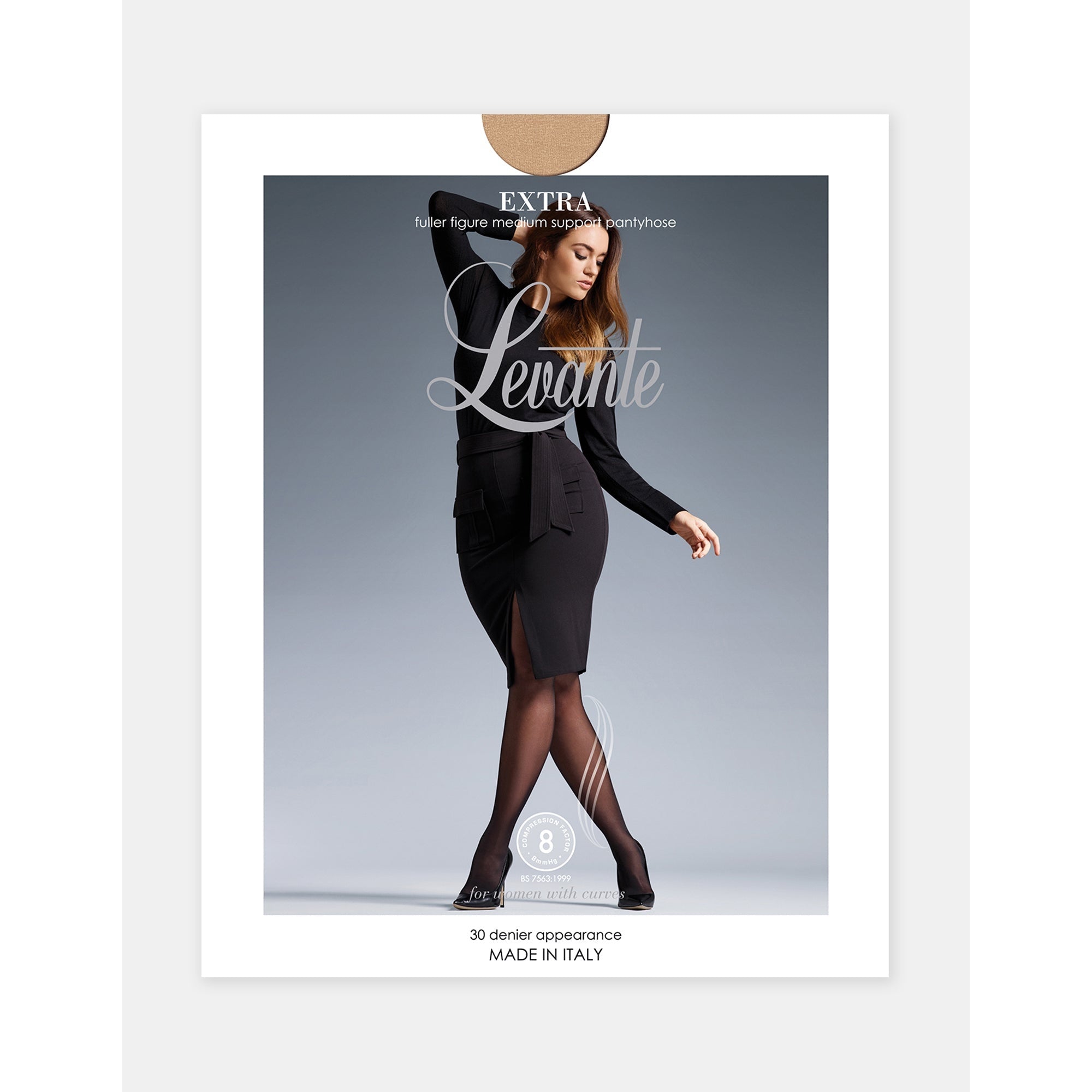 Levante Extra Medium Support Pantyhose - Natural