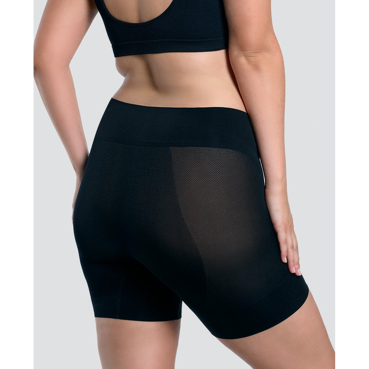 Ambra Curvesque Anti-Chafe Short - Black