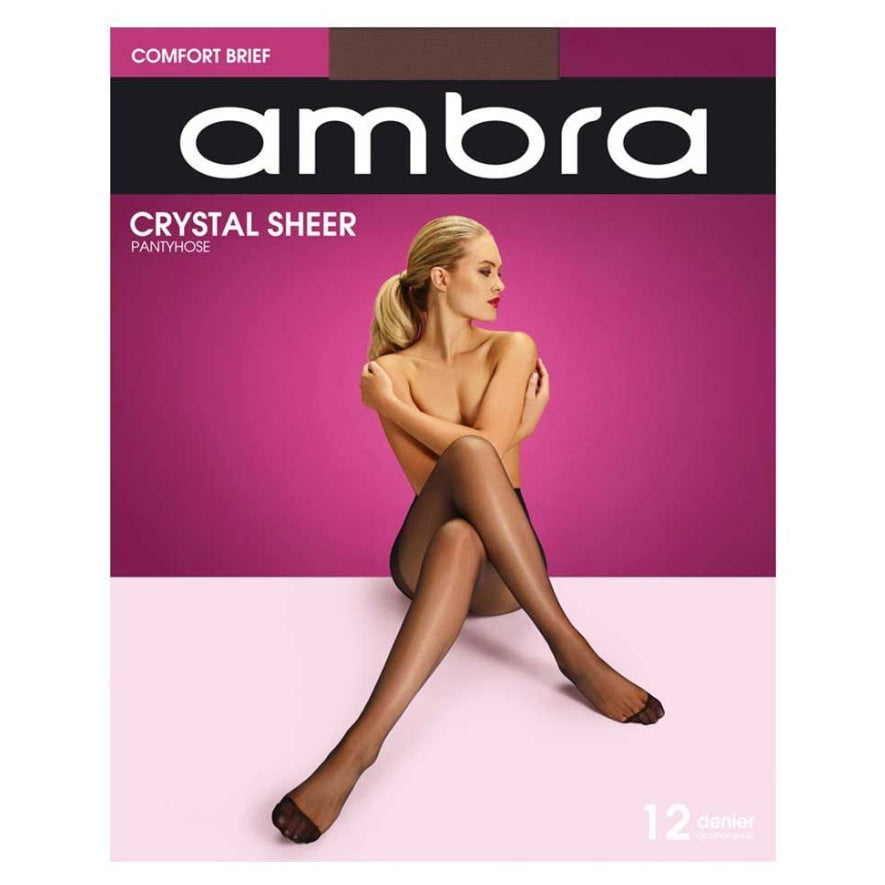 Ambra Crystal Sheer Comfort Brief - Muscade