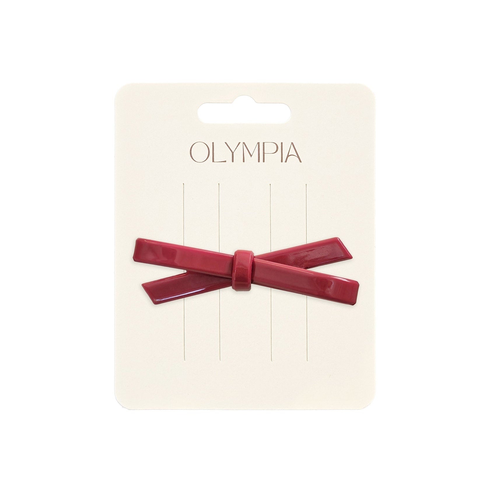 Olympia Bella Hair Clip - Ruby