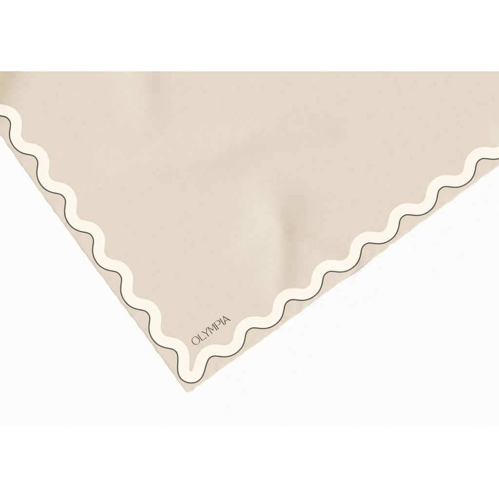 Olympia Sophie Scarf - Linen/Ricecake