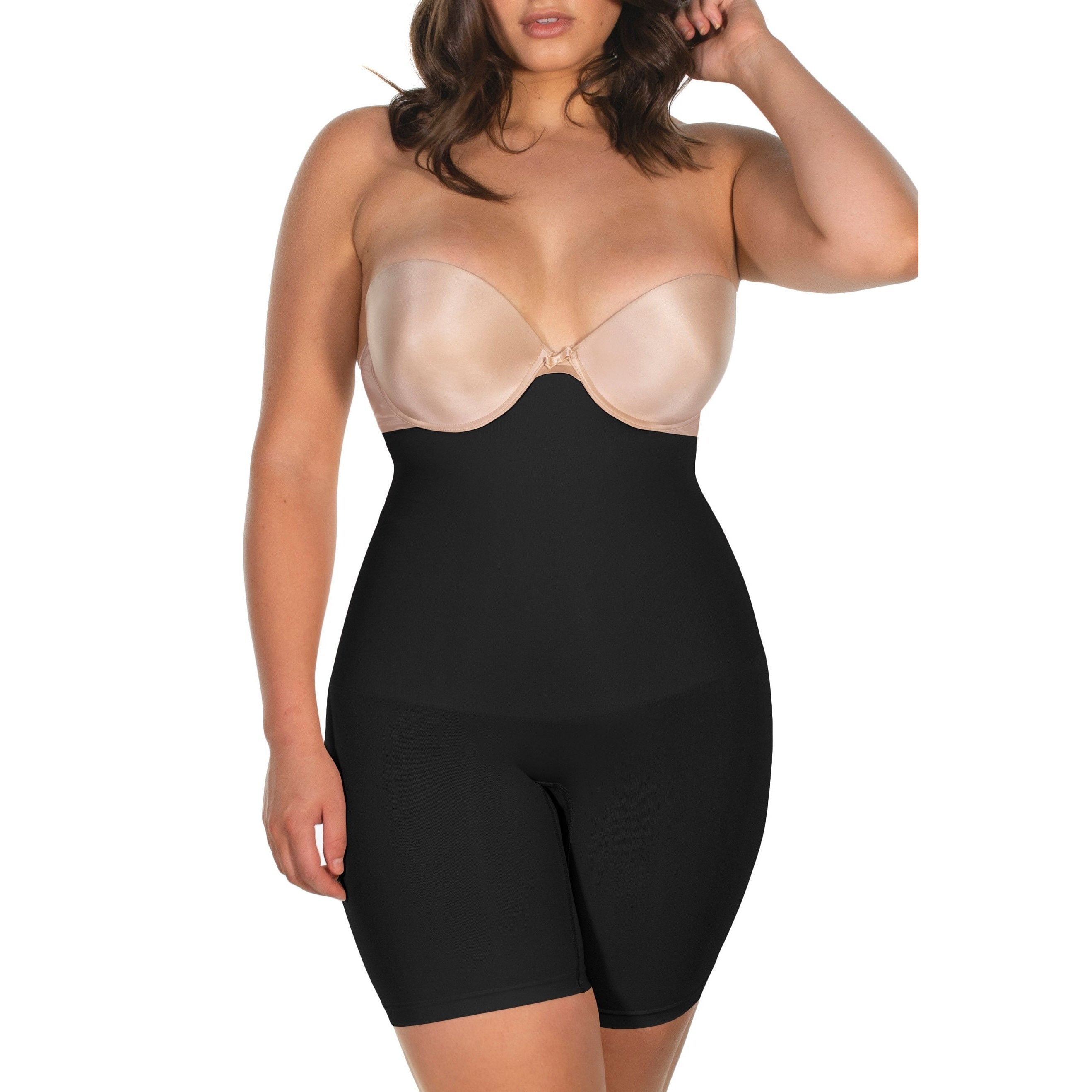B-Free Ultimate Stay Up Shaping Shorts - Black