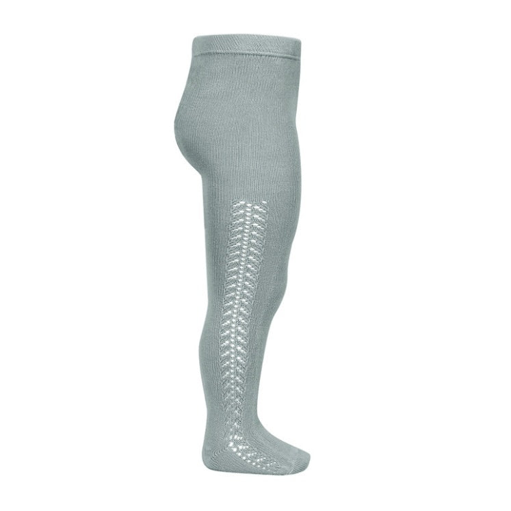 Condor Side Openwork Tights - Verde Seco (756)