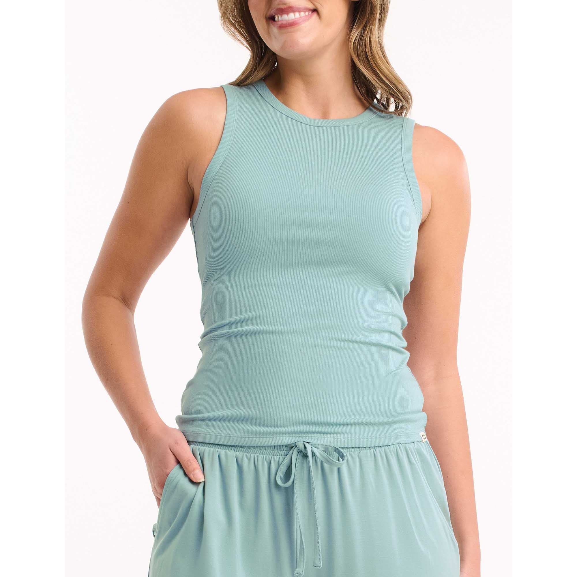 Ambra Relaxed Tank - Moonstone