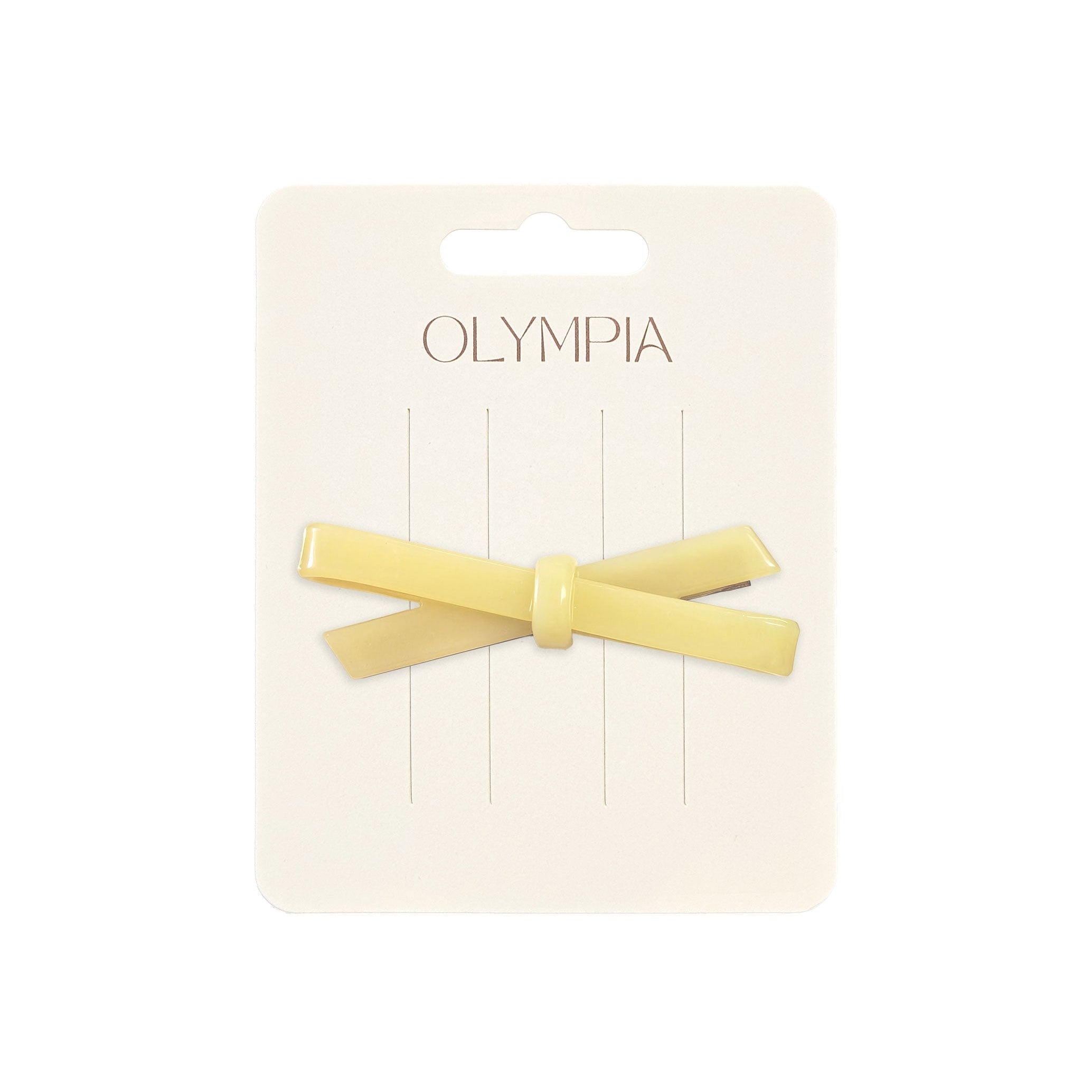 Olympia Bella Hair Clip - Butter