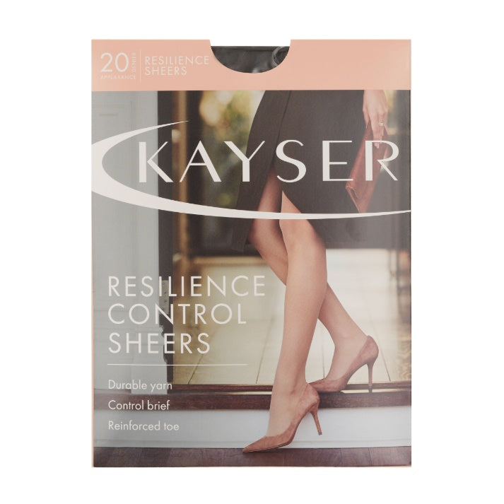Kayser Resiliance Control Pantyhose - Barely Black