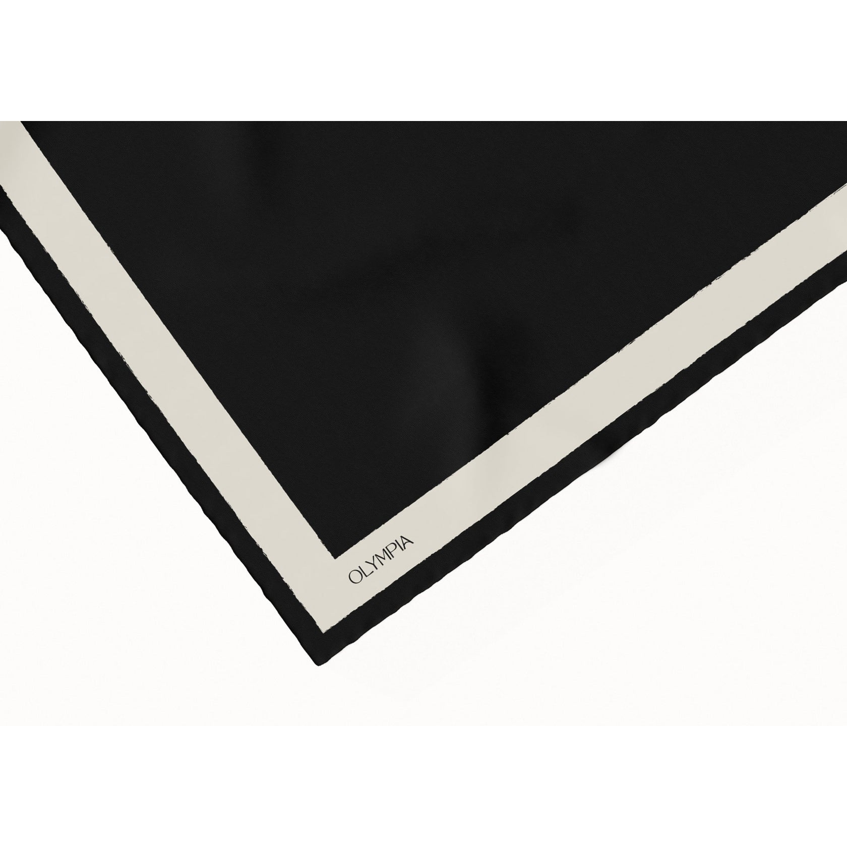 Olympia Pia Scarf - Ebony/Bone
