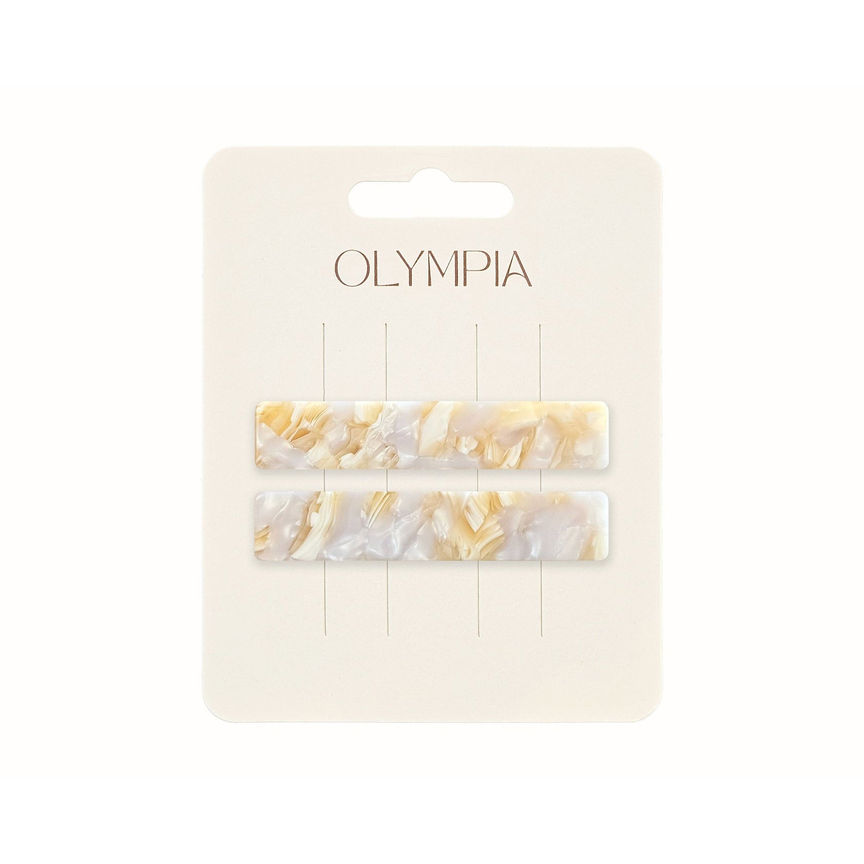 Olympia Emma Hair Clips - Vanilla Crush