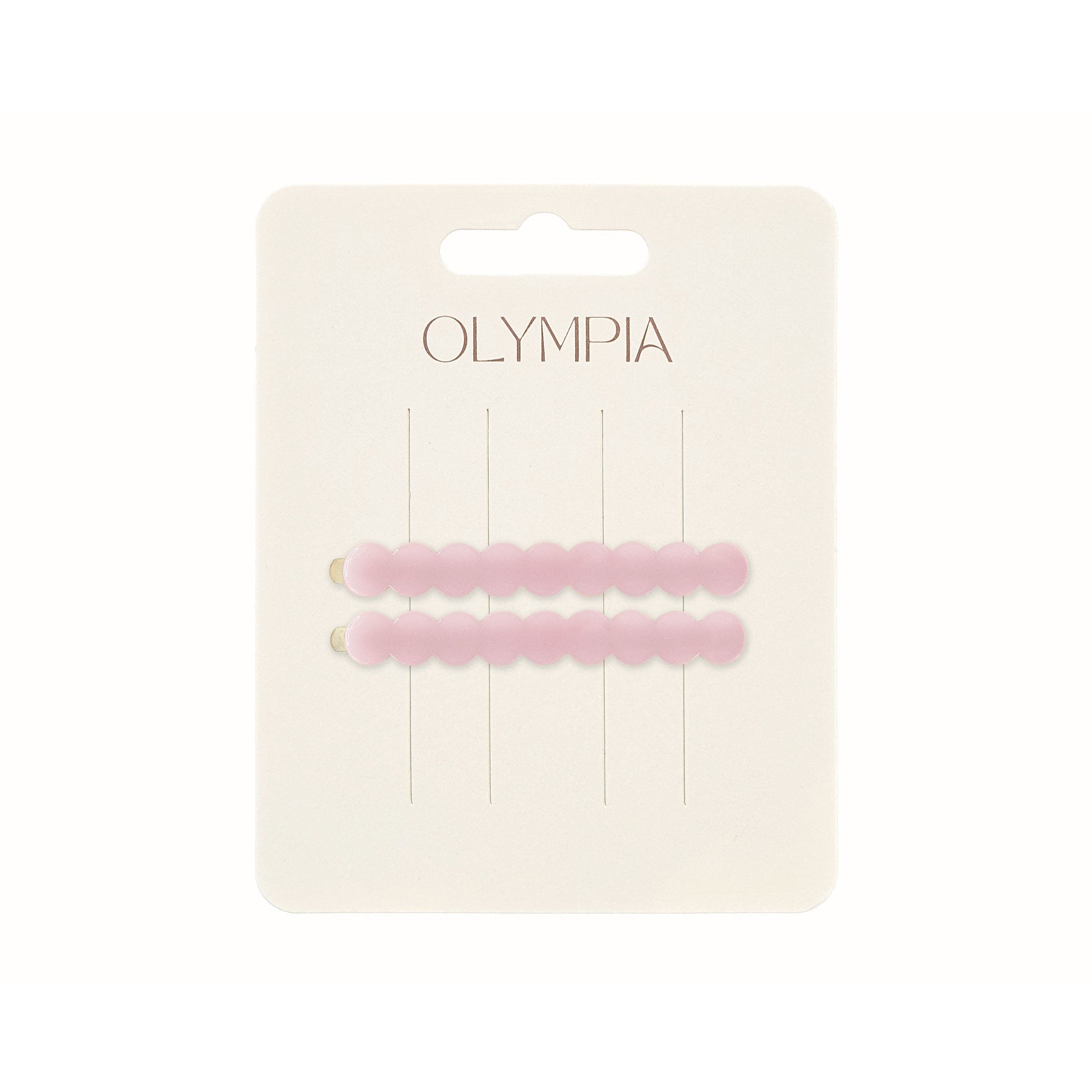 Olympia Zimi Slide Hair Clips - Rose