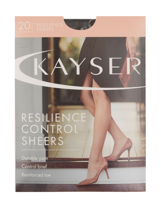 Kayser Resiliance Control Pantyhose - Barely Black