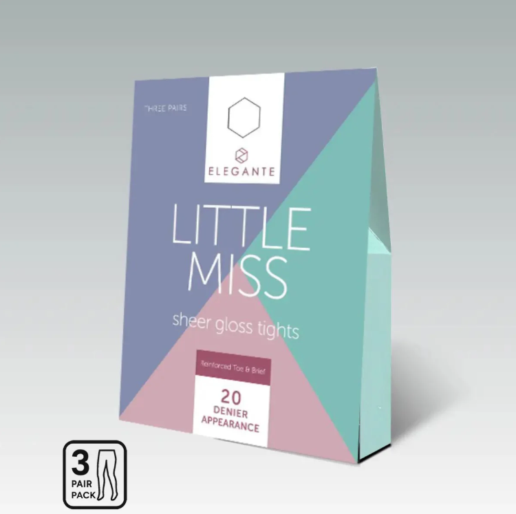 Elegante Little Miss Tights - Bronze Glow -3pk