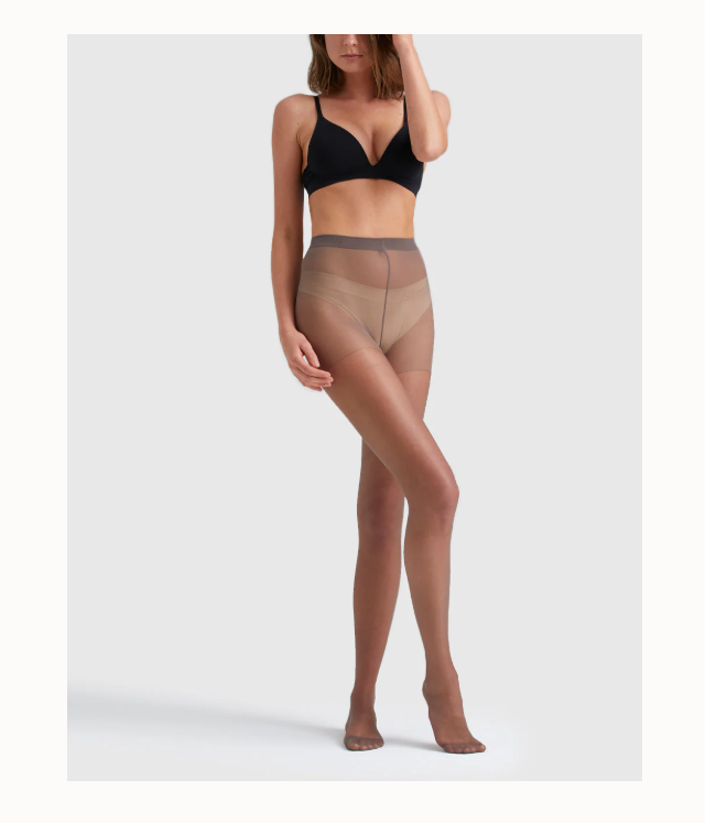 Ambra Crystal Sheer Comfort Brief - Muscade