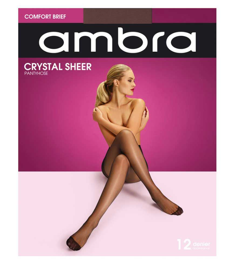 Ambra Crystal Sheer Comfort Brief - Muscade