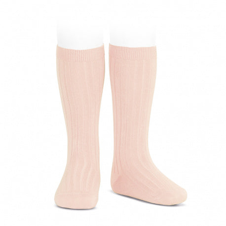 Condor Ribbed Knee High Socks - Nude (674)